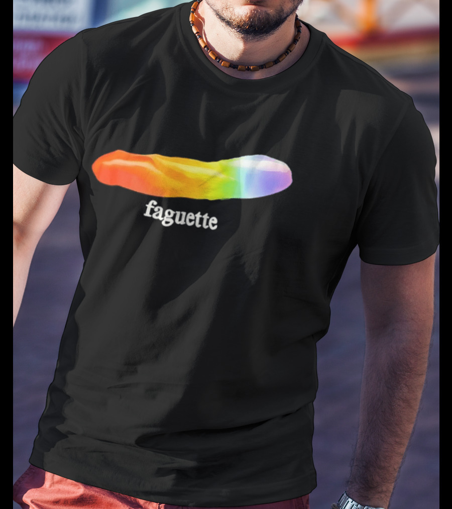 Faguette Rainbow LGBTQ Pride T-Shirt