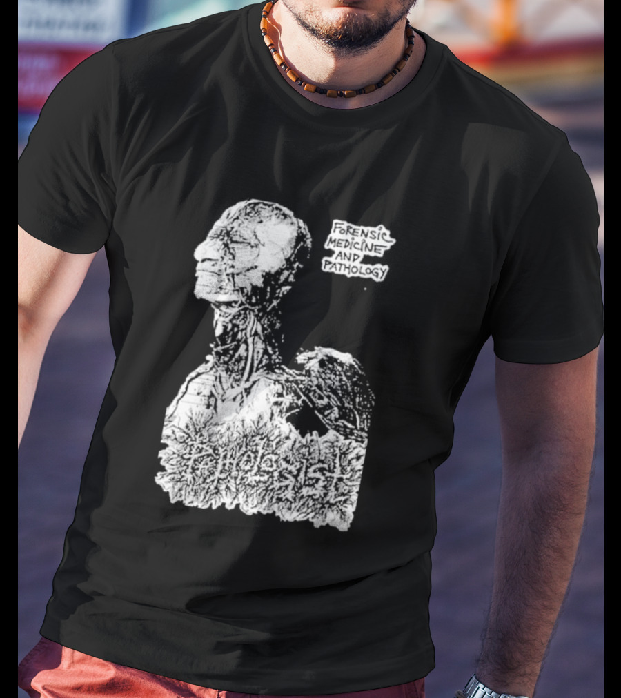 Pathologist Forensic Medicine And Pathology Anatomical Skull And Brain T-Shirt