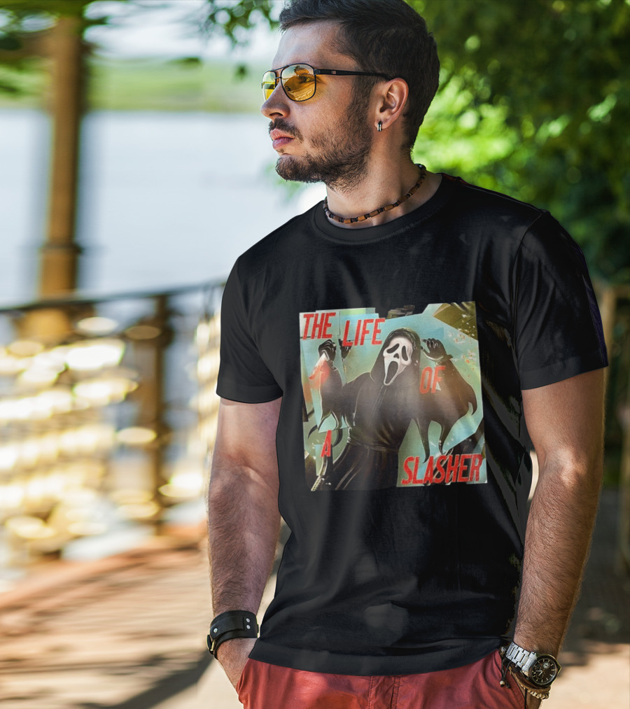 The Life Of A Slasher Ghostface Scream T-Shirt