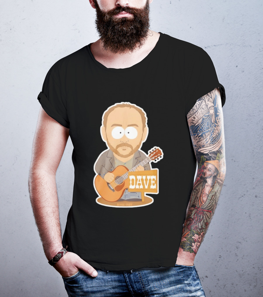 South Park Dave Matthews Band Gorge Crew 2025 Dave Guitar T-Shirt