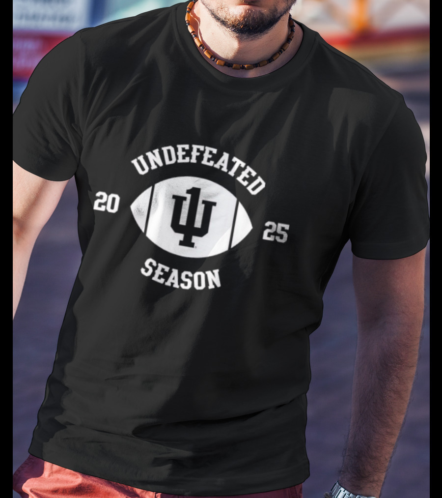 Indiana Hoosiers IU 2025 Undefeated Season Football T-Shirt