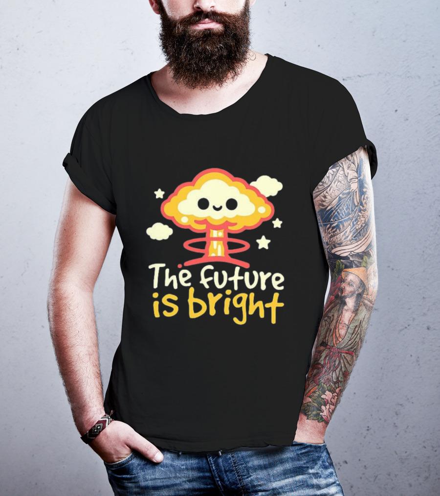 The Future Is Bright Cloud And Stars T-Shirt
