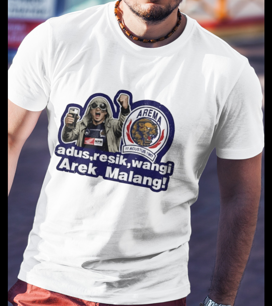 Arema August 11 1987 Adus Resik Wangi Arek Malang Football Fan Celebration T-Shirt