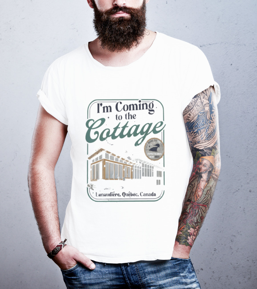 I'm Coming To The Cottage Lorraine Ontario Canada Hockey Romance T-Shirt