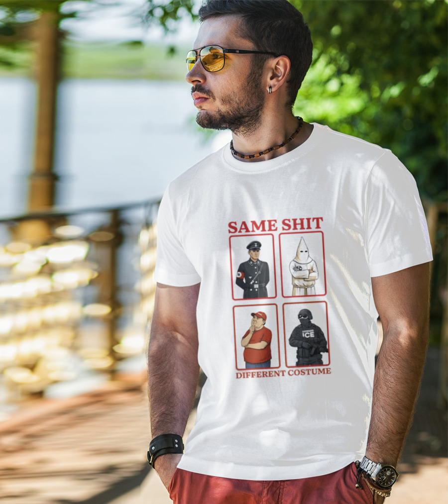 Same Shit Different Costume Anti Coward Ice T-Shirt