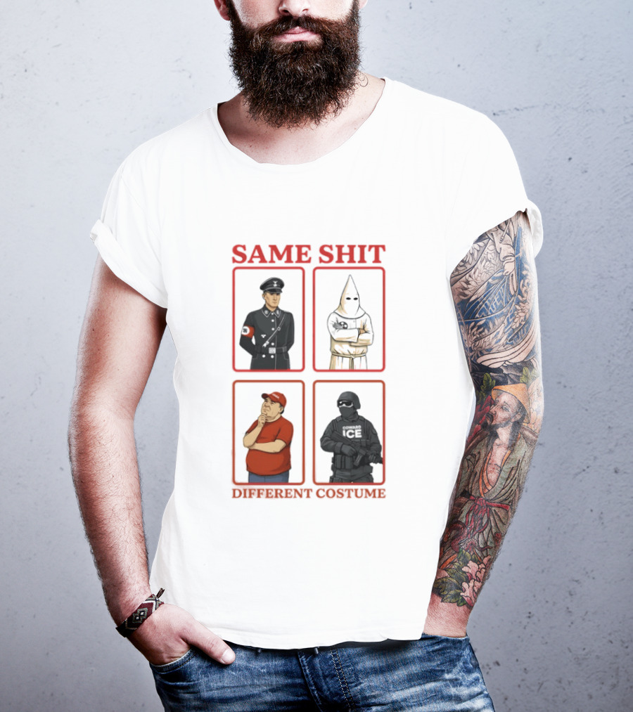 Same Shit Different Costume Anti Coward Ice T-Shirt