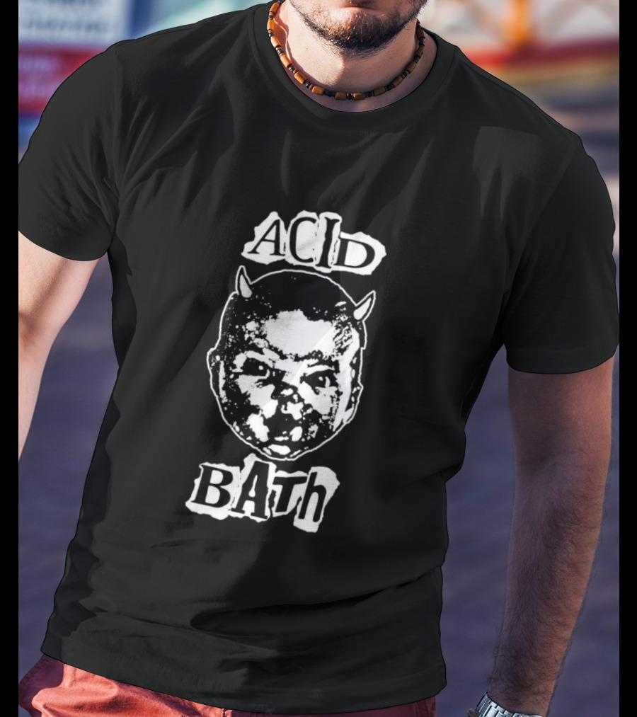 Acid Bath Demon Child Face T-Shirt