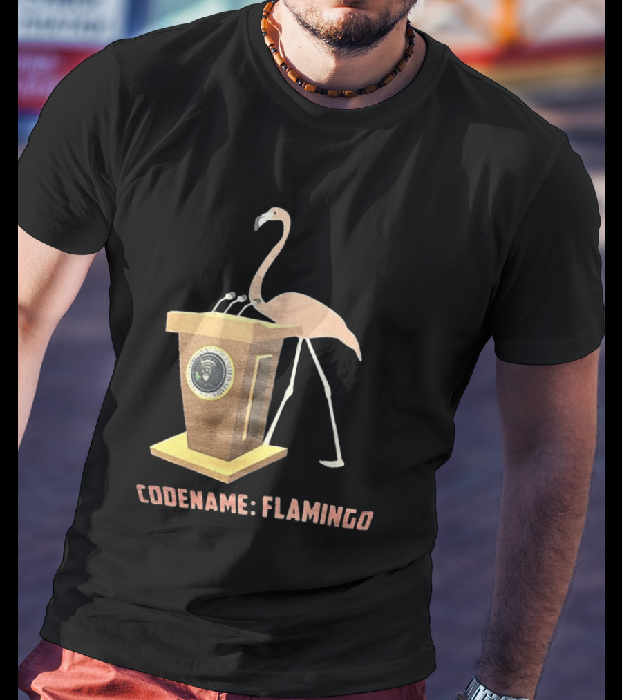 Codename Flamingo Presidential Podium Seal T-Shirt
