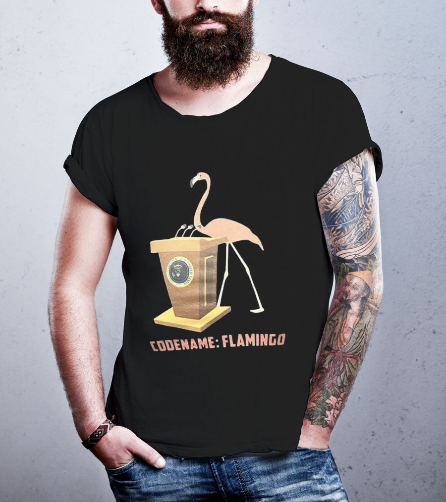 Codename Flamingo Presidential Podium Seal T-Shirt
