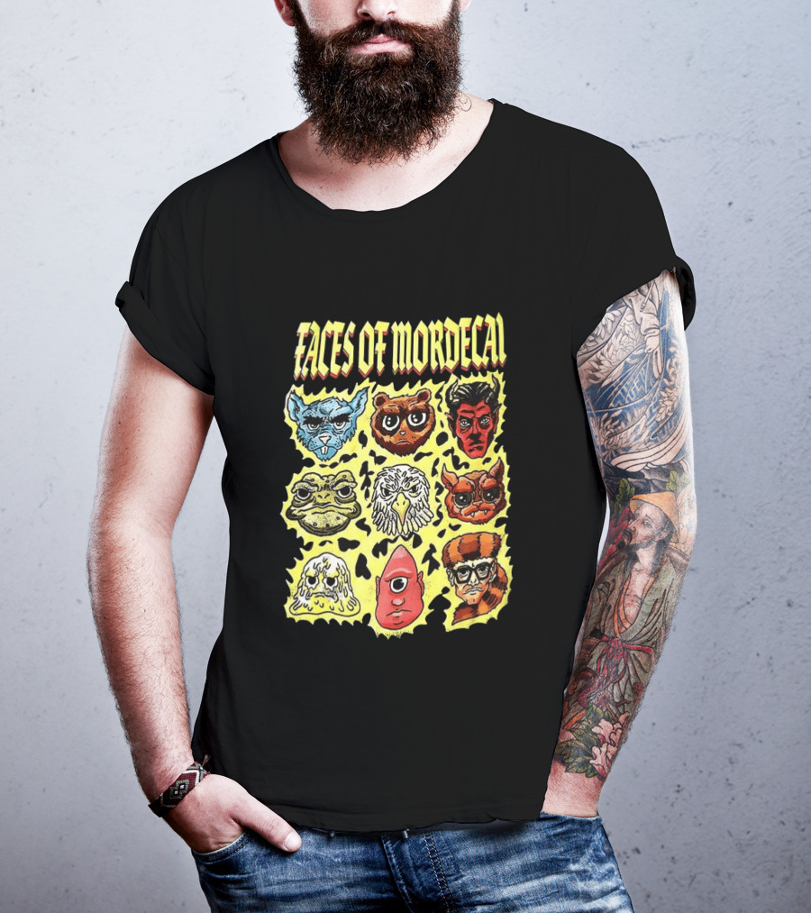 Faces Of Mordecai Dungeon Crawler Carl Compilation T-Shirt