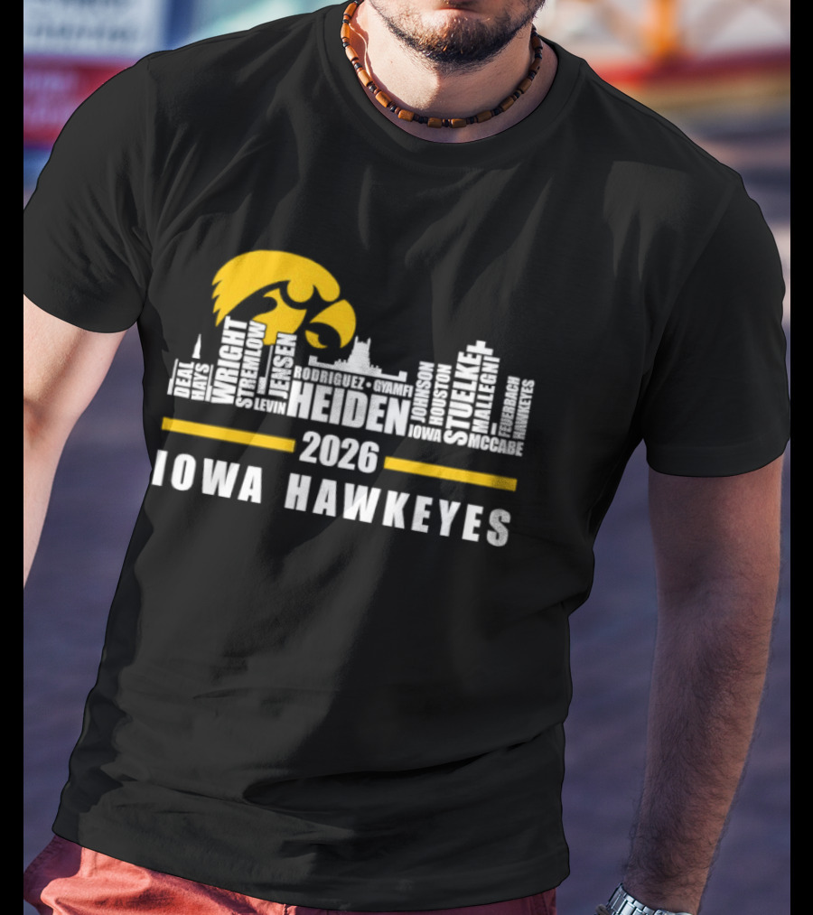 Iowa Hawkeyes 2026 Heiden Skyline T-Shirt