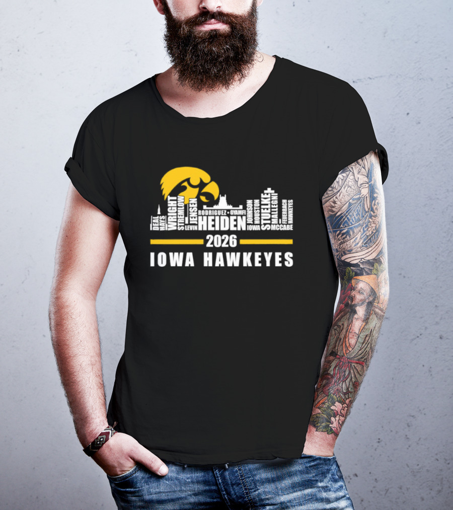 Iowa Hawkeyes 2026 Heiden Skyline T-Shirt