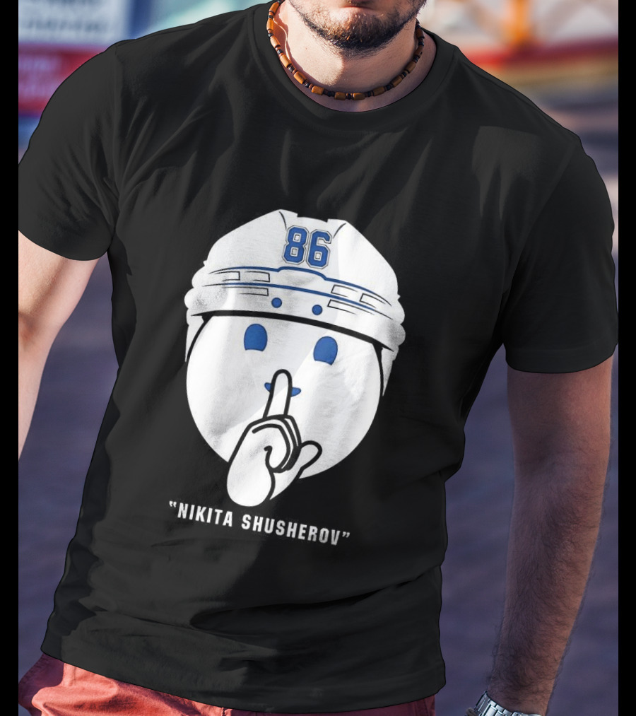 Nikita Kucherov 86 Tampa Bay Lightning Shhh Celly T-Shirt