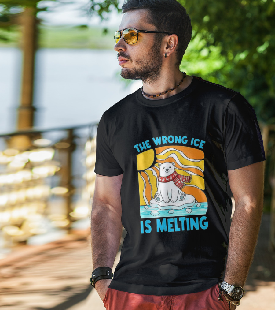 The Wrong Ice Is Melting Polar Bear Abolish ICE T-Shirt