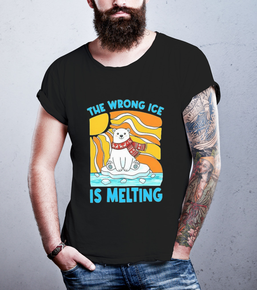 The Wrong Ice Is Melting Polar Bear Abolish ICE T-Shirt