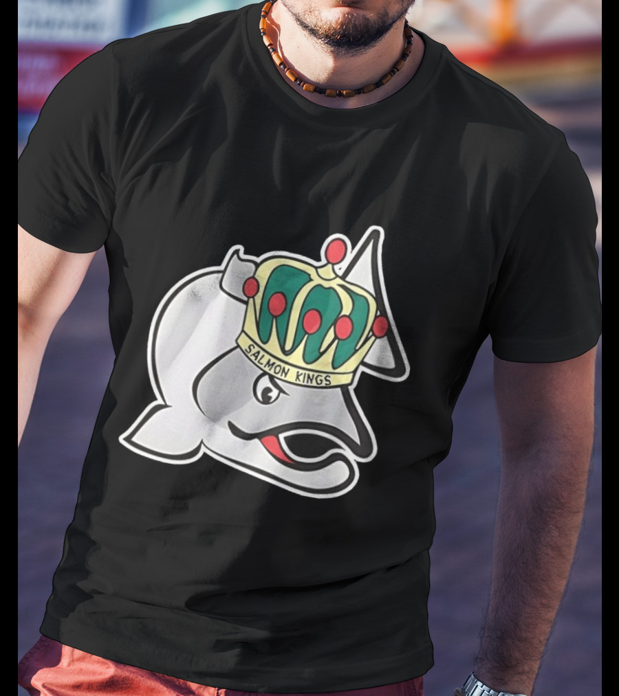 Salmon Kings Crowned Fish Victoria Royals T-Shirt