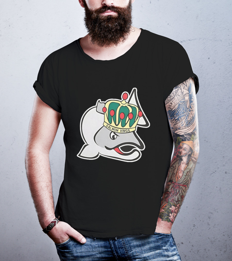 Salmon Kings Crowned Fish Victoria Royals T-Shirt