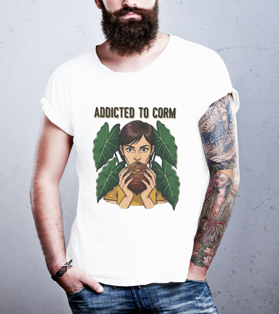 Addicted To Corm Leafy Nature T-Shirt