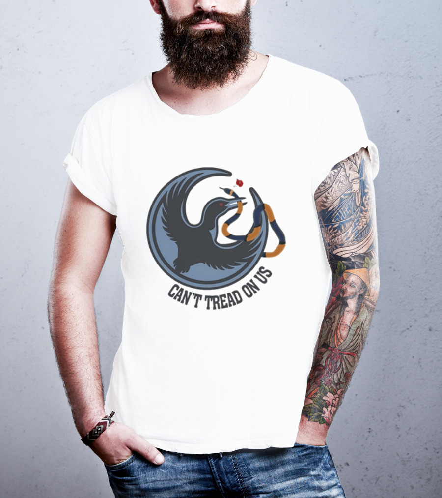 Minnesota Rebel Alliance Can't Tread On Us Bird And Serpent T-Shirt