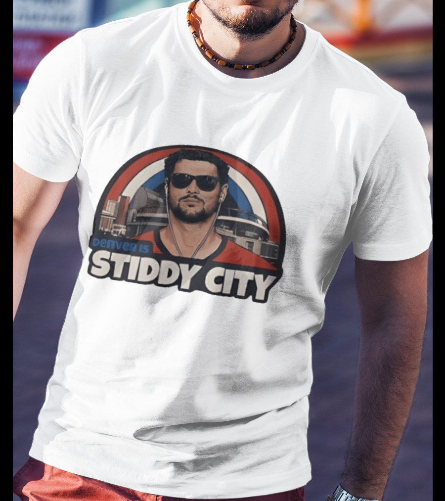 Jarrett Stidham Denver 15 Stiddy City T-Shirt