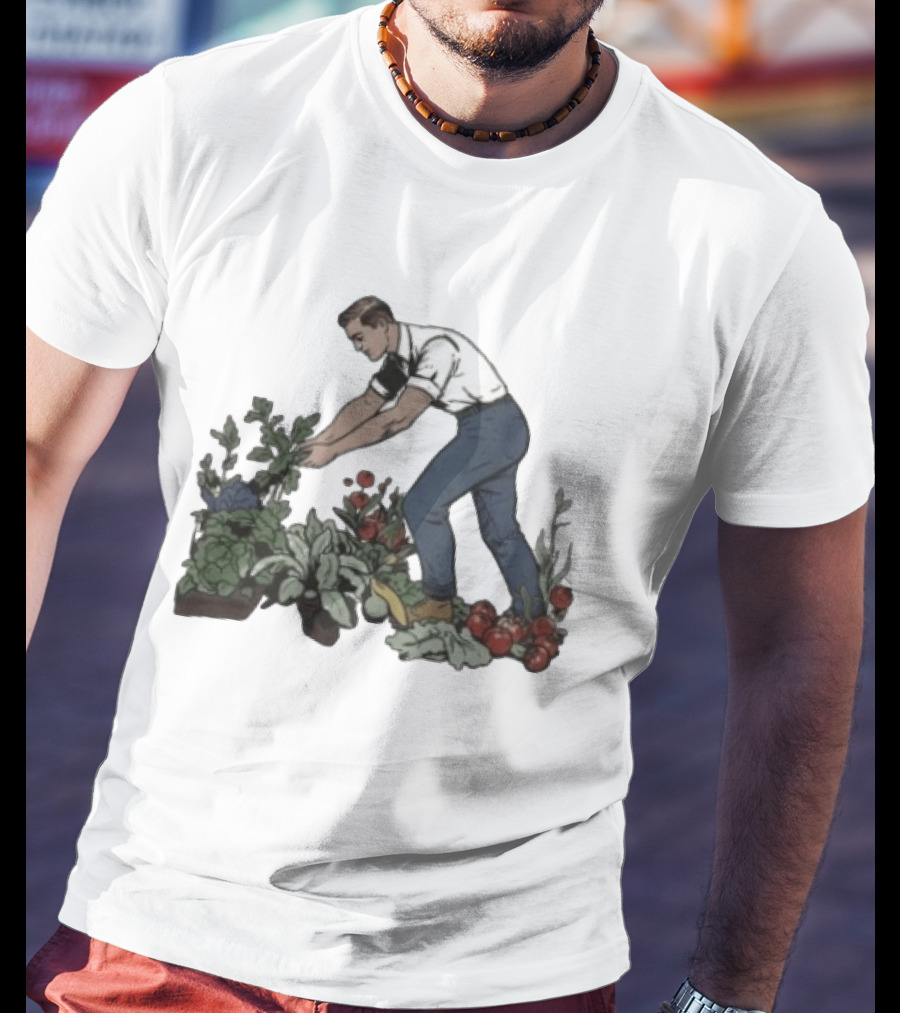 Alexander Skarsgard Gardening Vegetables Scene SNL T-Shirt