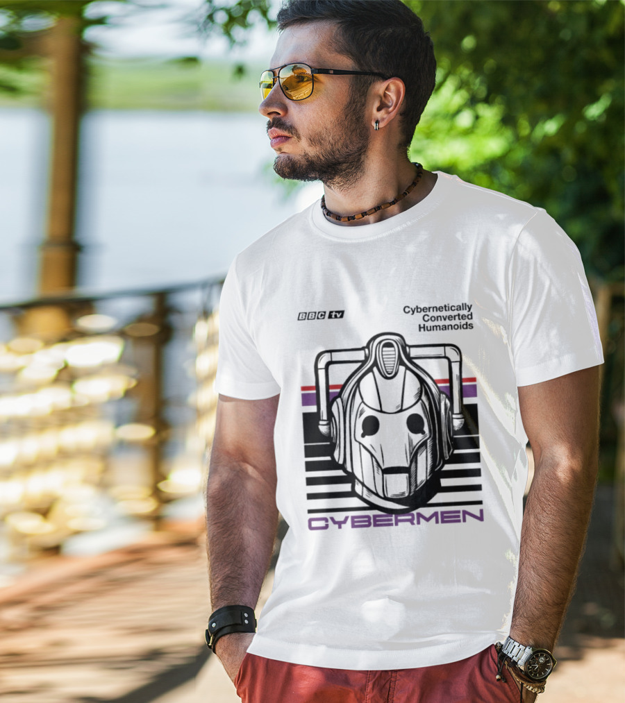 BBC TV Cybermen Cybernetically Converted Humanoids T-Shirt