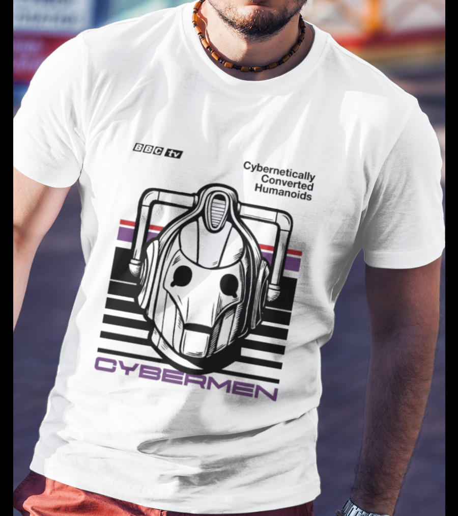 BBC TV Cybermen Cybernetically Converted Humanoids T-Shirt