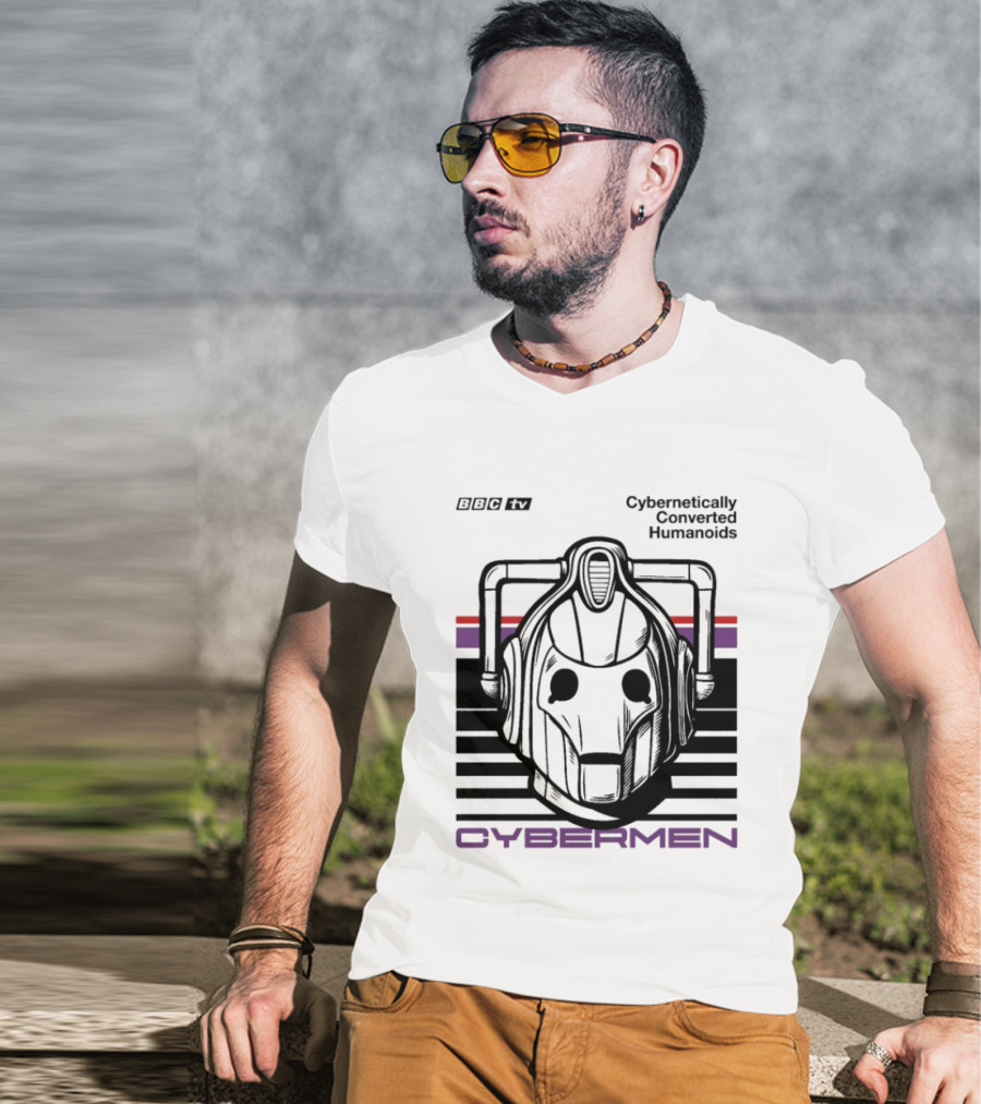BBC TV Cybermen Cybernetically Converted Humanoids T-Shirt