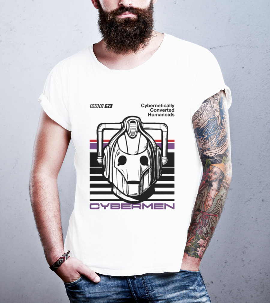 BBC TV Cybermen Cybernetically Converted Humanoids T-Shirt