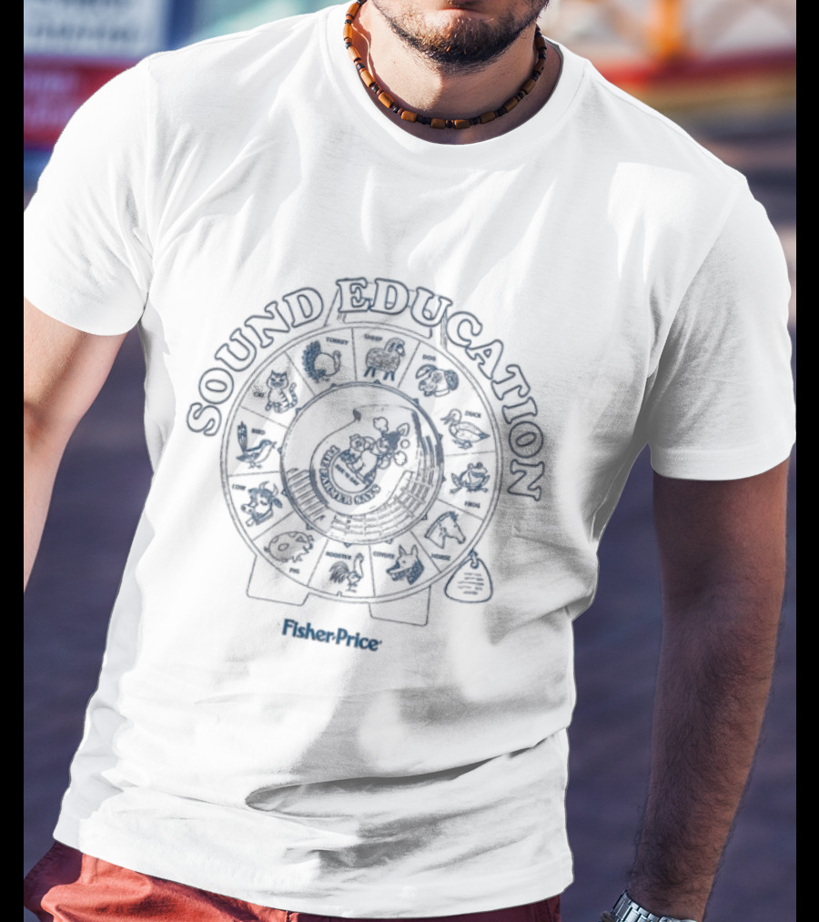 Fisher Price Sound Education See N' Say Animal Wheel T-Shirt