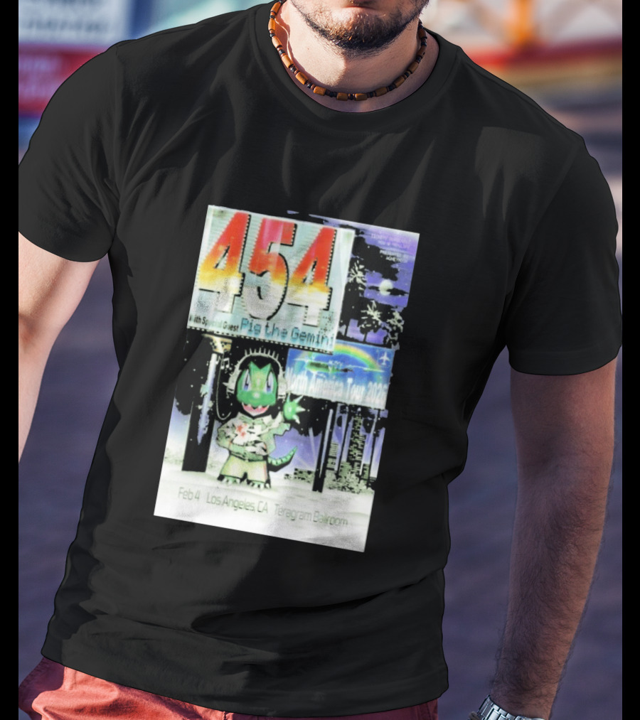 454 Pig The Gemini North America Tour 2026 Los Angeles Teragram Ballroom Feb 4 T-Shirt