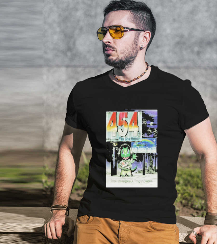 454 Pig The Gemini North America Tour 2026 Los Angeles Teragram Ballroom Feb 4 T-Shirt