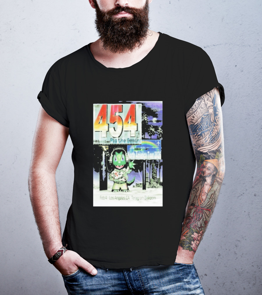 454 Pig The Gemini North America Tour 2026 Los Angeles Teragram Ballroom Feb 4 T-Shirt