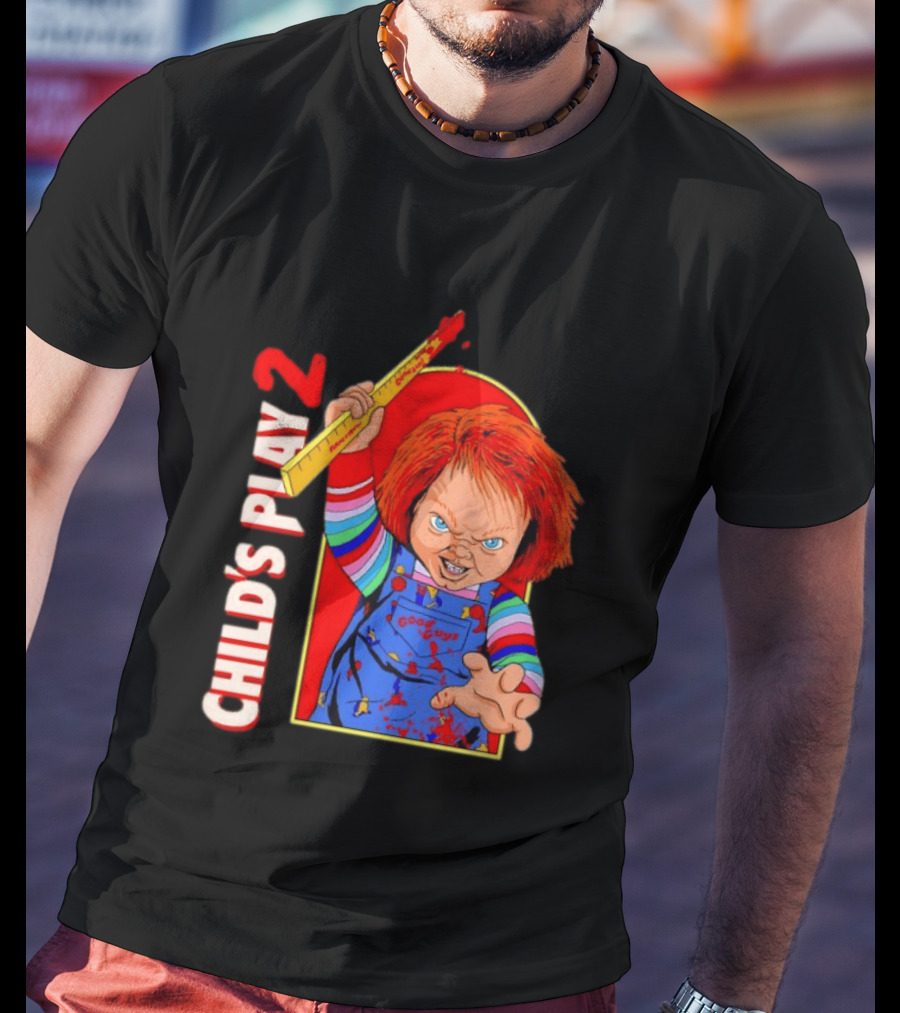 Child's Play 2 Chucky Good Guys Ruler T-Shirt