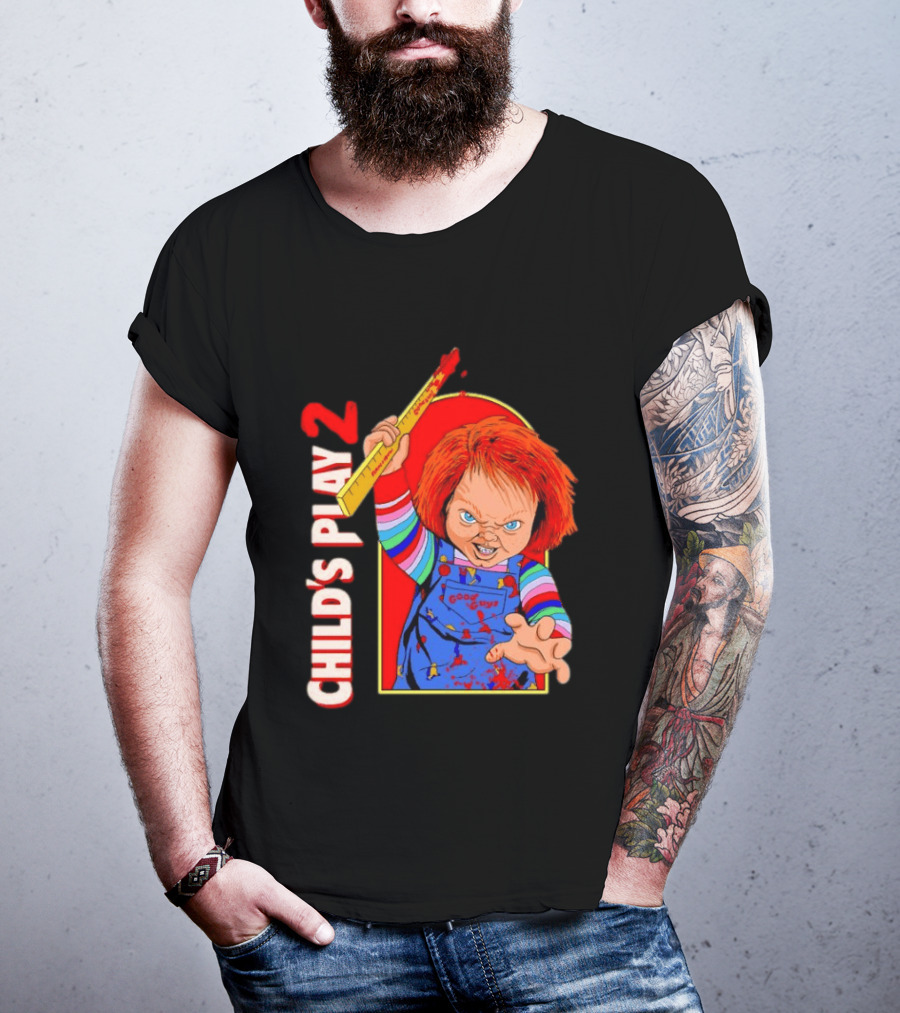 Child's Play 2 Chucky Good Guys Ruler T-Shirt