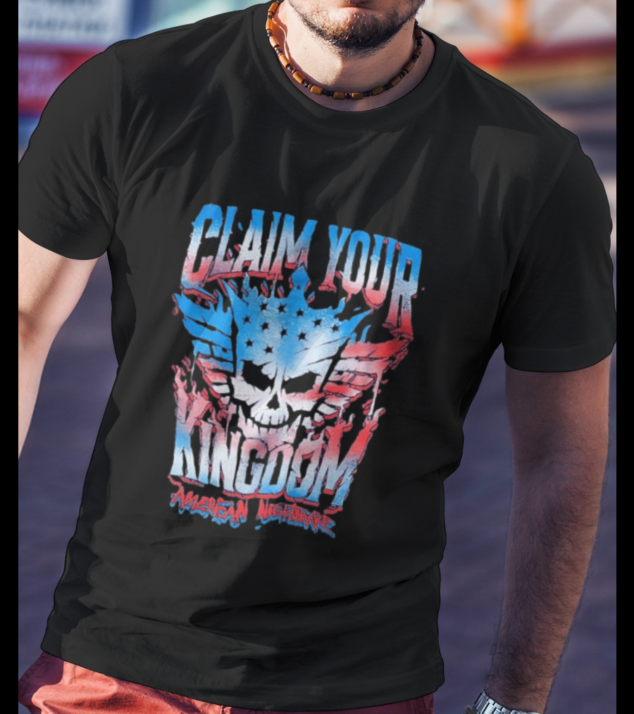 Claim Your Kingdom American Nightmare Cody Rhodes Chenille Pullover T-Shirt
