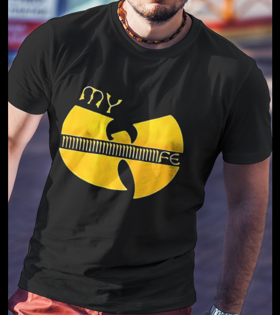 Yellow Wu Tang Clan My Life Symbolic Tribute Collaboration T-Shirt