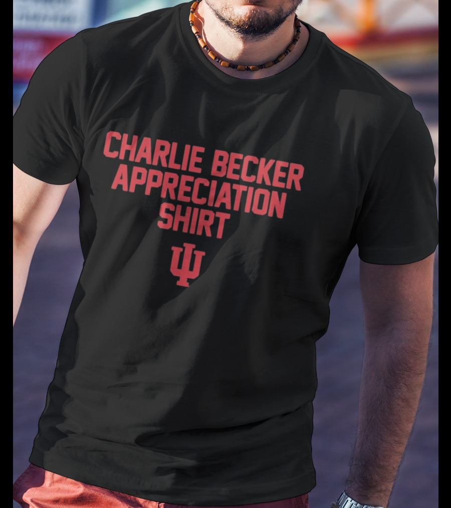 Charlie Becker Appreciation Indiana Football IU T-Shirt