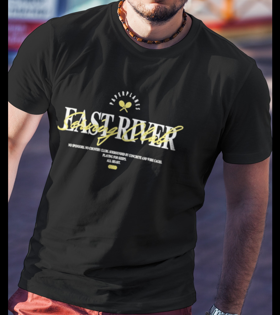 Paper Planes East River Tennis Club New York T-Shirt