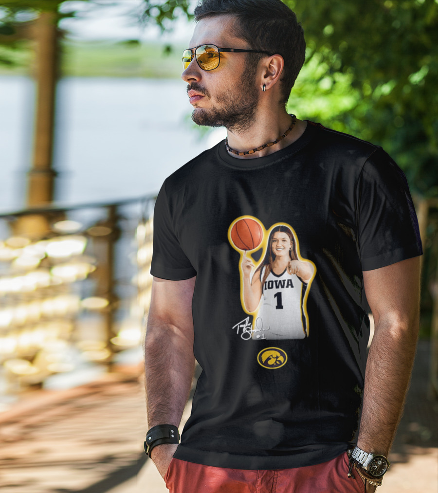 Taylor Stremlow Iowa Hawkeyes Basketball #1 T-Shirt