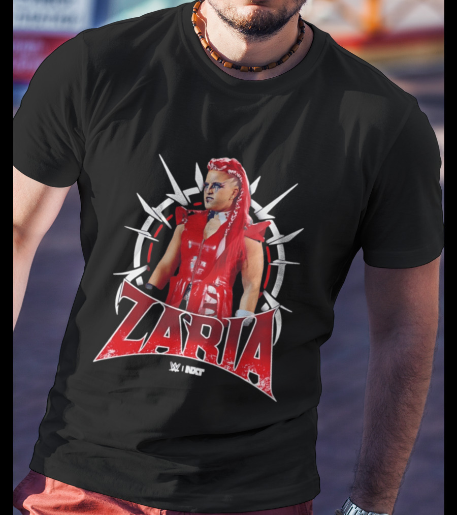Zaria WWE NXT Red Spikes Ensemble T-Shirt