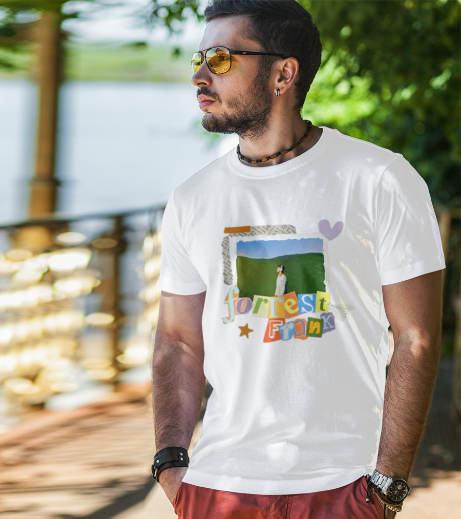 Forrest Frank Collage Style Pastel Colors With Nature T-Shirt