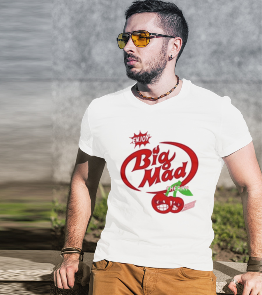 Transviolet Big Mad Cherry Enjoy T-Shirt