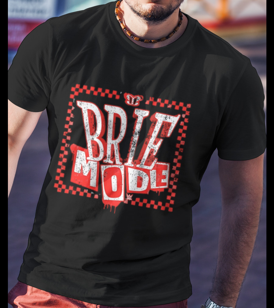 Brie Bella Mode WWE Text And Crown T-Shirt