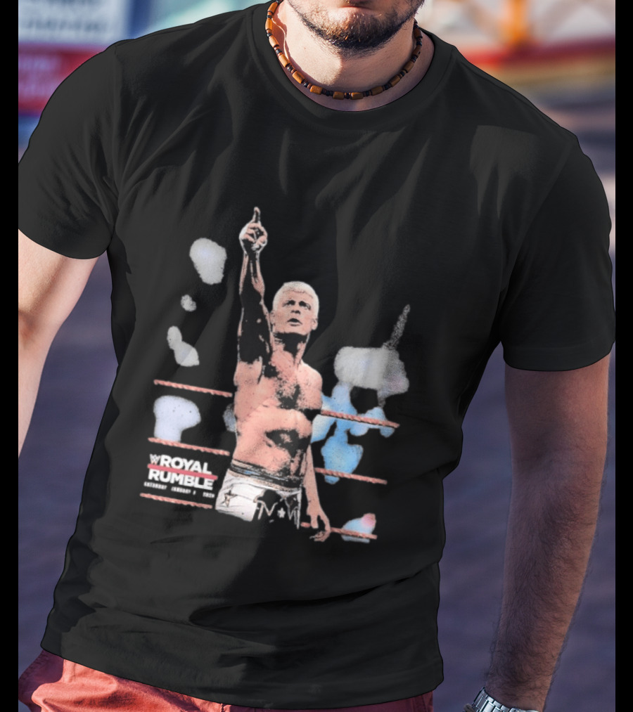 Cody Rhodes WWE Royal Rumble Wrestling Event 2024 T-Shirt