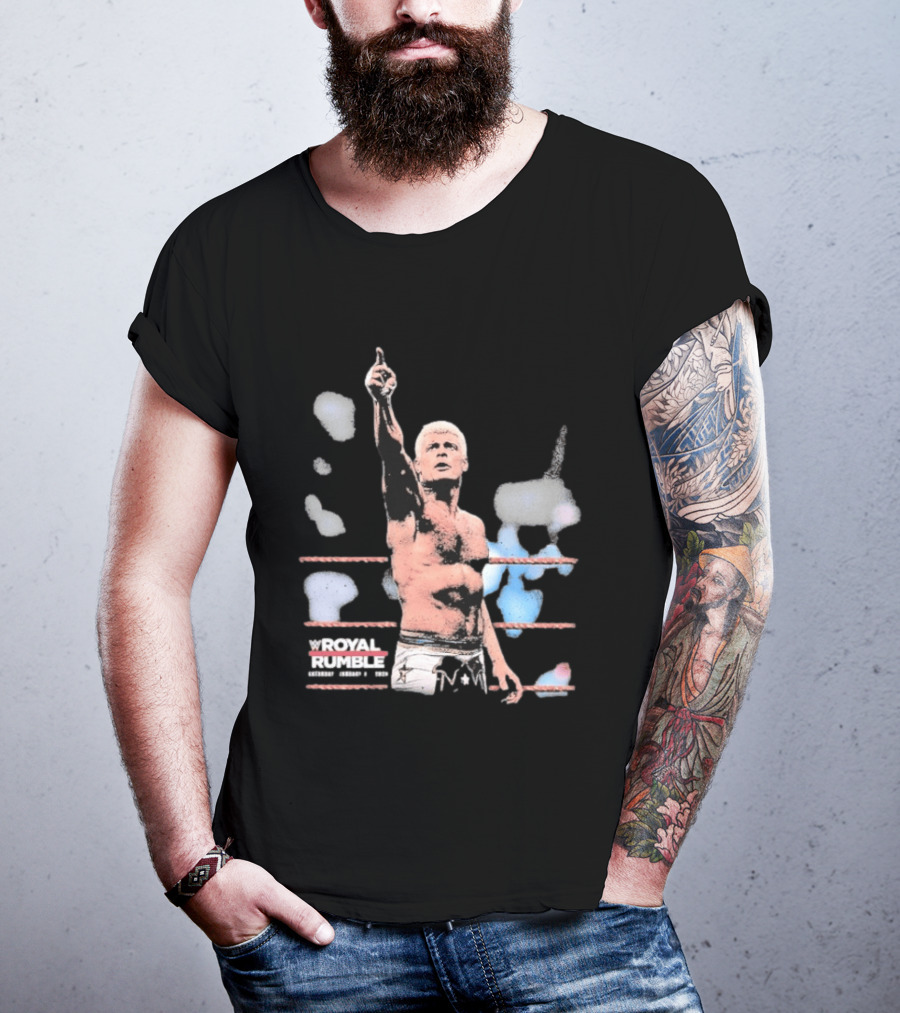 Cody Rhodes WWE Royal Rumble Wrestling Event 2024 T-Shirt