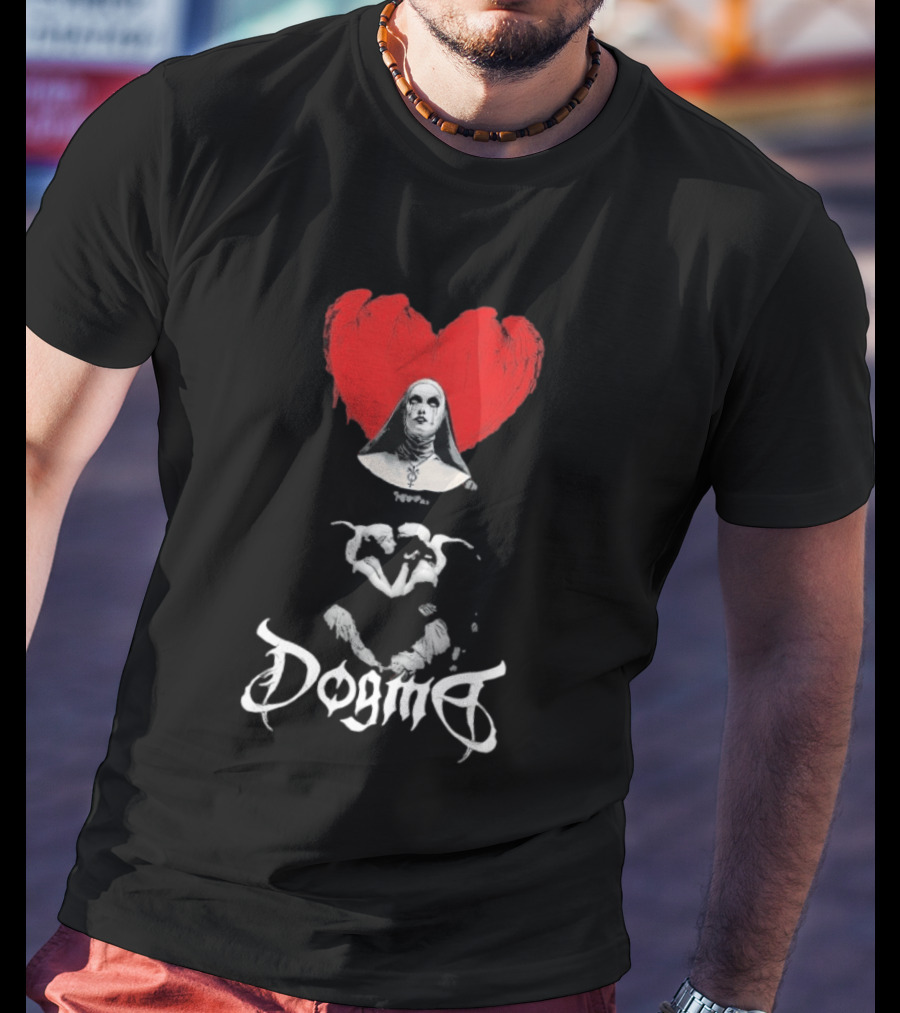 Dogma Nun Heart Valentine's Day T-Shirt