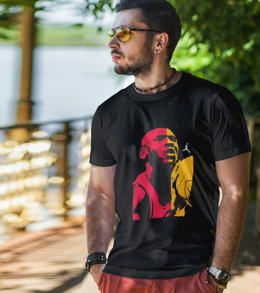 Michael Jordan 1985 Chicago Bulls Retro Basketball Legend T-Shirt