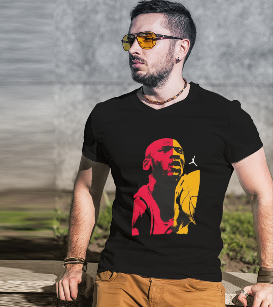 Michael Jordan 1985 Chicago Bulls Retro Basketball Legend T-Shirt