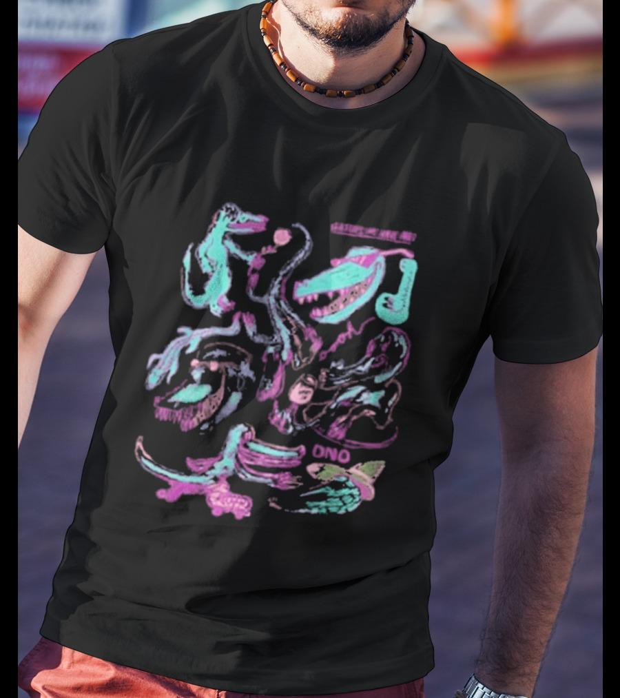 Gators We Have Met Colorful Artistic Compilation T-Shirt